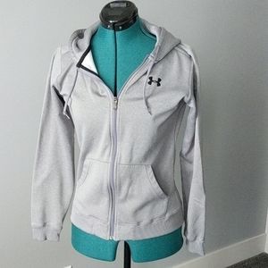 Grey Under Armour Fleece Full Zip